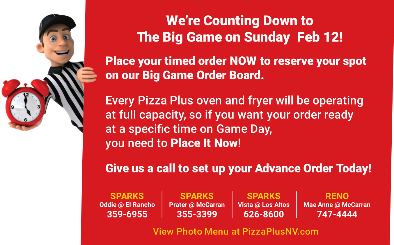 Place your timed order NOW to get on our Big Game Order Board!