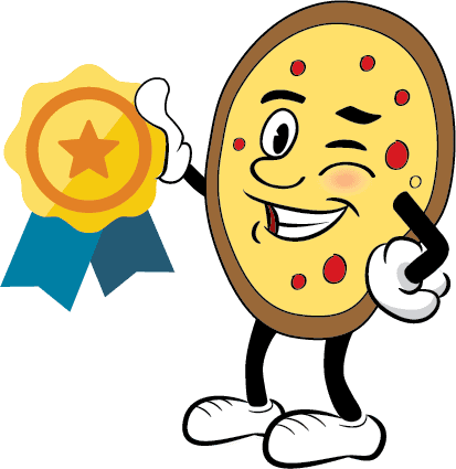 Pizza Guy with Award