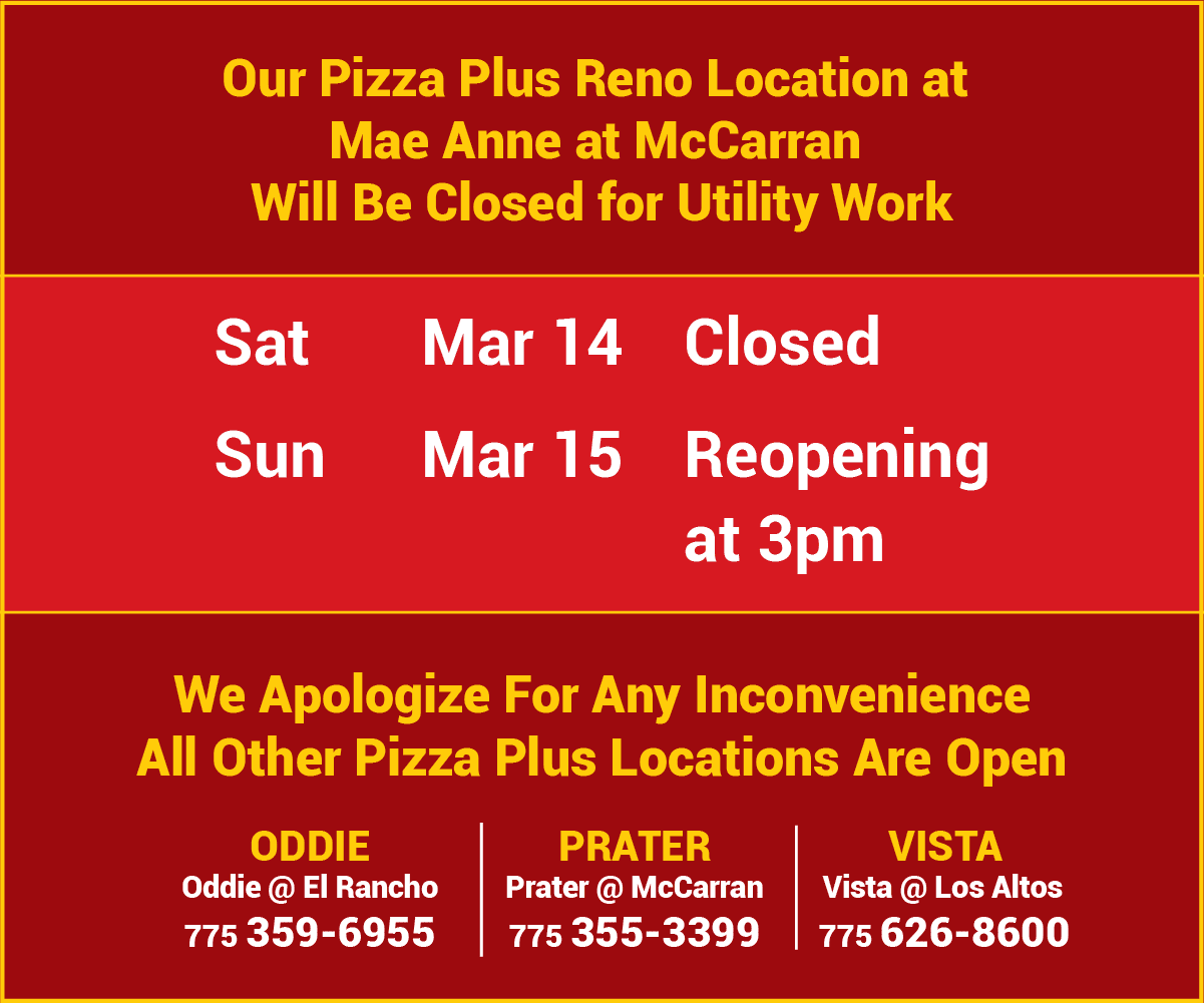 Mae Anne Location is Closed for Renovations