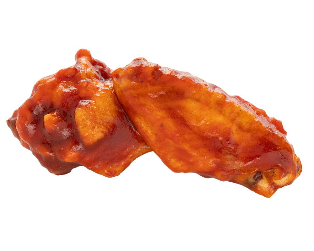Chicken wing with barbecue sauce