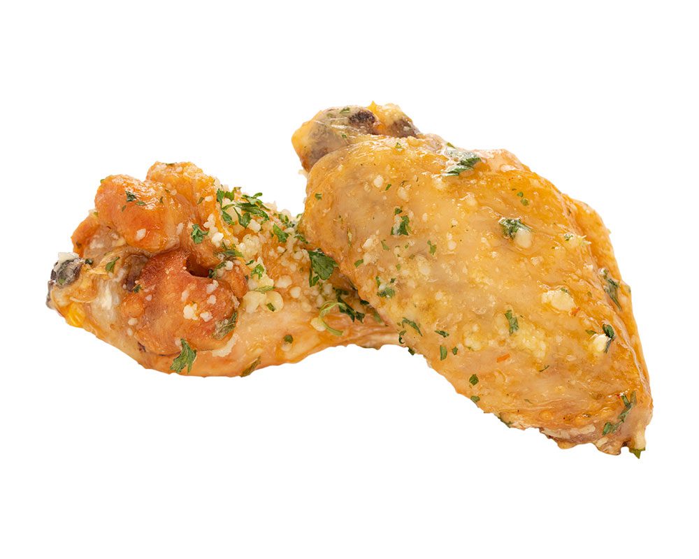 Chicken wing with garlic parmesan sauce