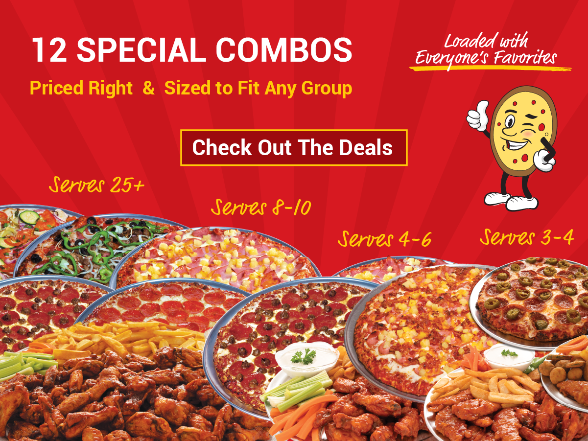 Pizza Plus has 12 Special Combos Priced Right and Sized to Fit Any Group.