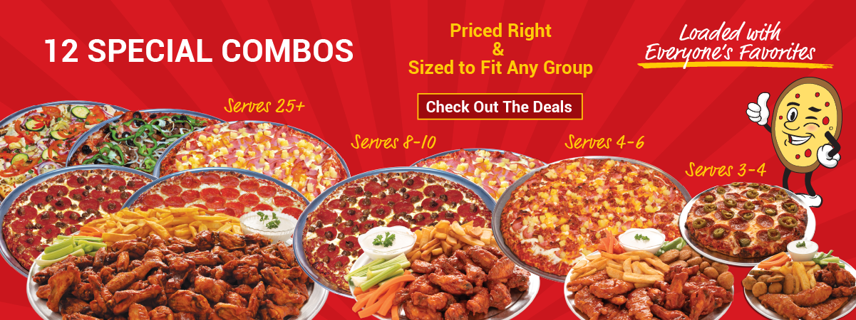Pizza Plus has 12 Special Combos Priced Right and Sized to Fit Any Group.